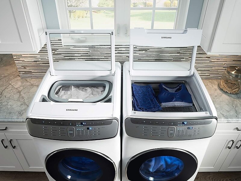 Samsung DVG60M9900W 7.5 Cu. Ft. Smart Gas Dryer With Flexdry™ In White