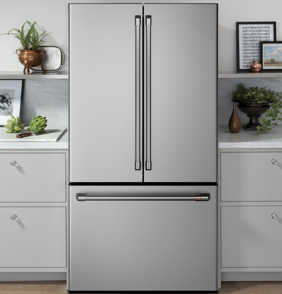 Cafe CWE23SP2MS1 Café Energy Star® 23.1 Cu. Ft. Smart Counter-Depth French-Door Refrigerator