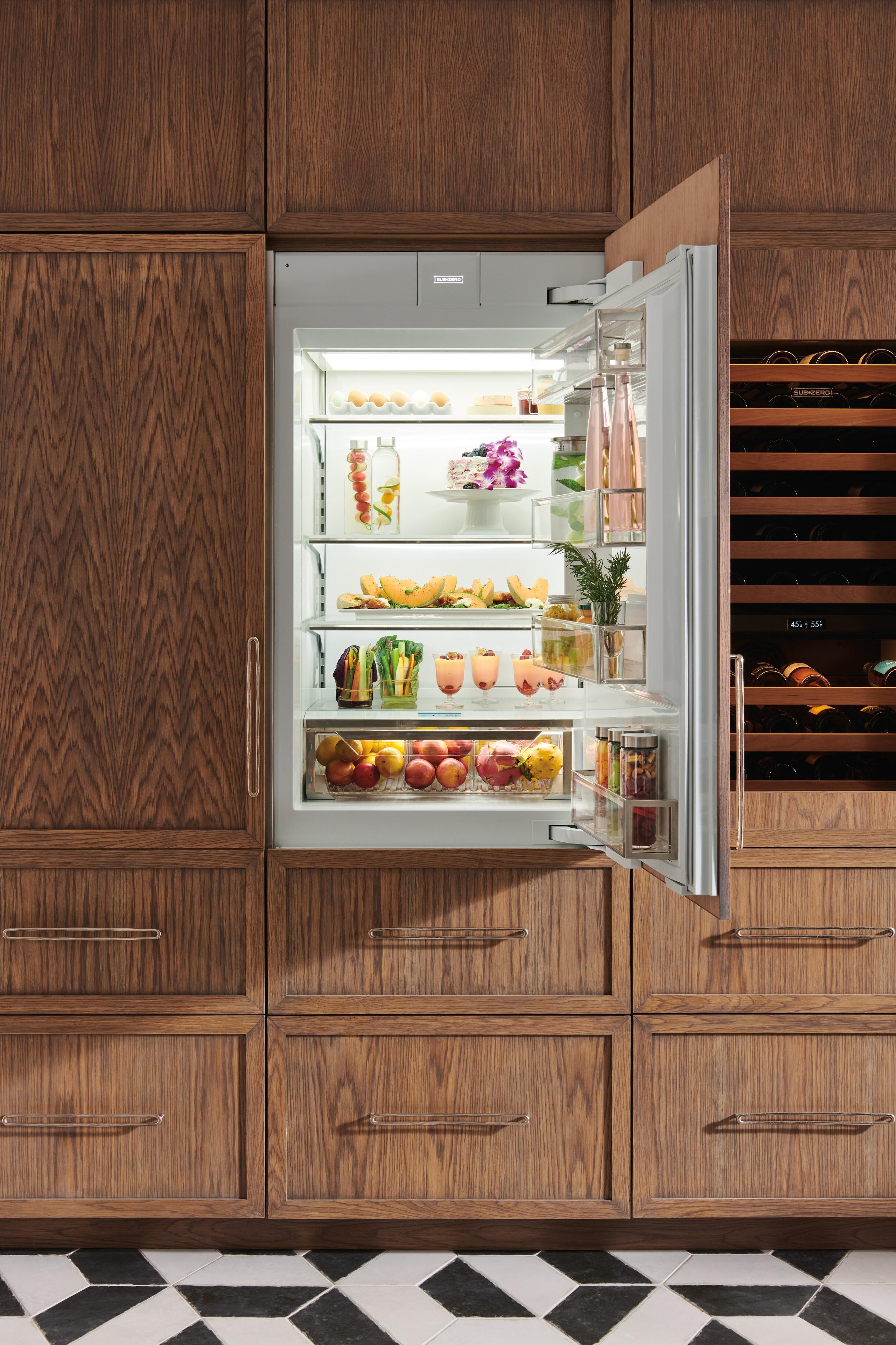 Sub-Zero DET3050RL 30" Designer Over-And-Under Refrigerator - Panel Ready