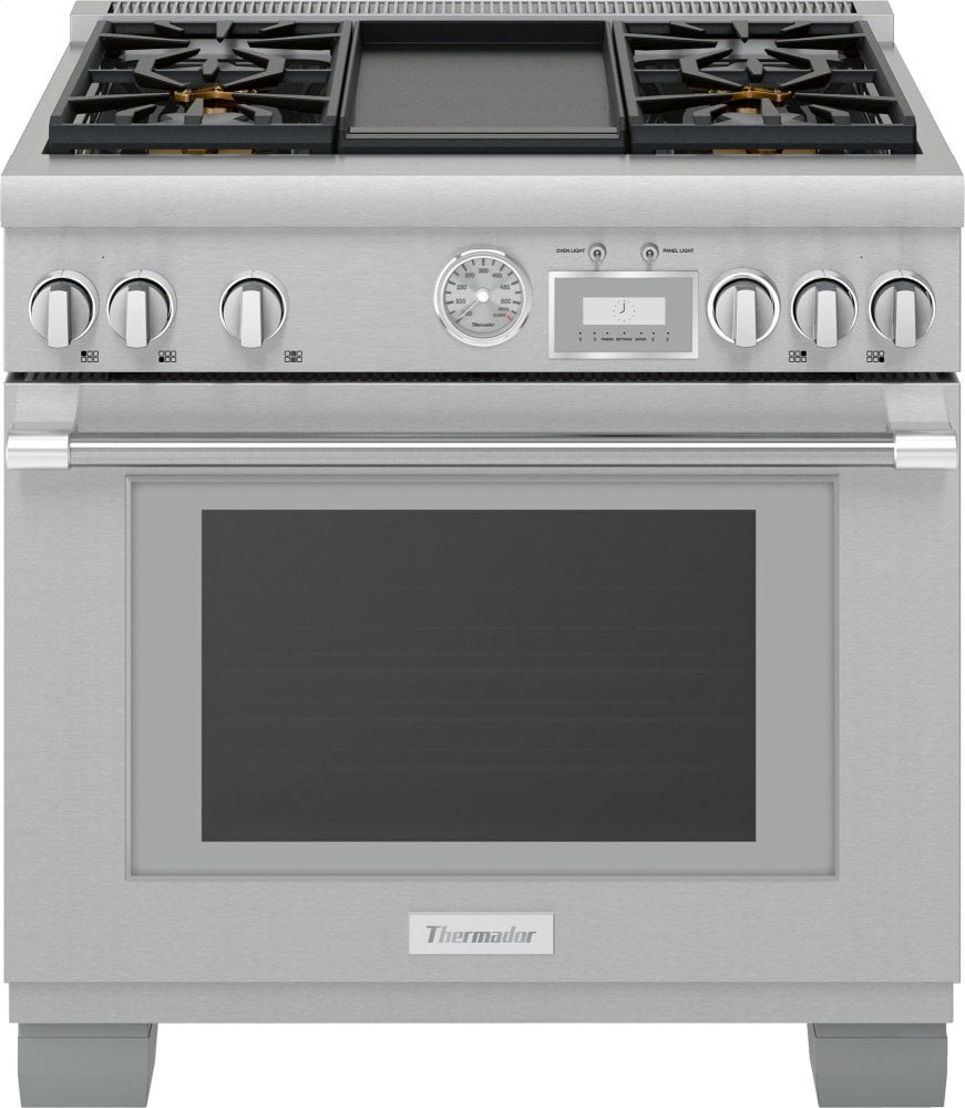 Thermador PRD364WDGU 36-Inch Pro Grand® Commercial Depth Dual Fuel Range