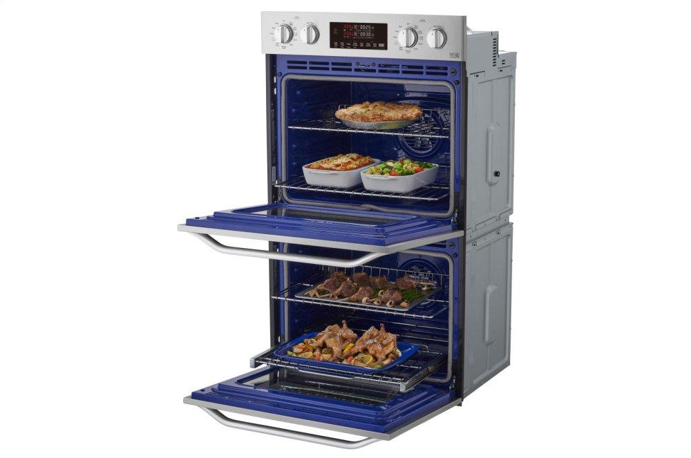Lg LSWD307ST Lg Studio 4.7 Cu. Ft. Smart Wi-Fi Enabled Double Built-In Wall Oven