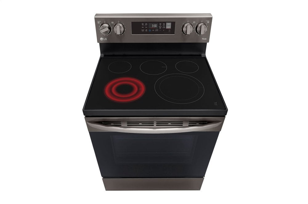 Lg LREL6323D 6.3 Cu Ft. Smart Wi-Fi Enabled Fan Convection Electric Range With Air Fry & Easyclean®