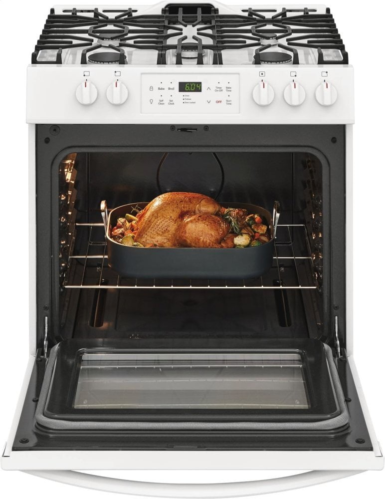 Frigidaire FFGH3054UW Frigidaire 30'' Front Control Freestanding Gas Range
