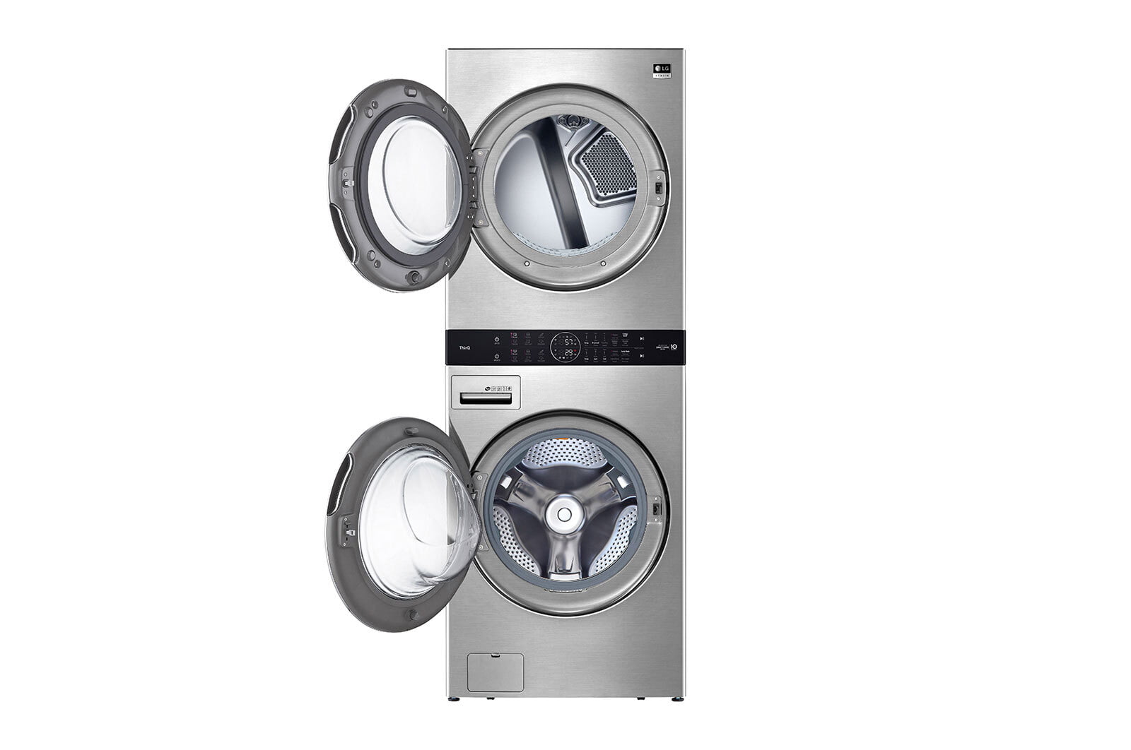 Lg WSEX200HNA Lg Studio Single Unit Front Load Washtower™ With Center Control™ 5.0 Cu. Ft. Washer And 7.4 Cu. Ft. Electric Dryer