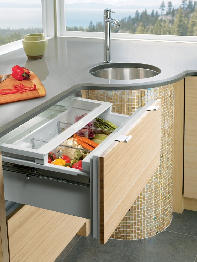 Sub-Zero ID36RP 36" Designer Refrigerator Drawers With Air Purification - Panel Ready