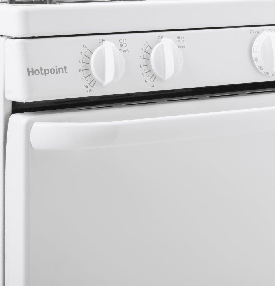 Hotpoint RGBS300DMWW Hotpoint® 30" Free-Standing Gas Range