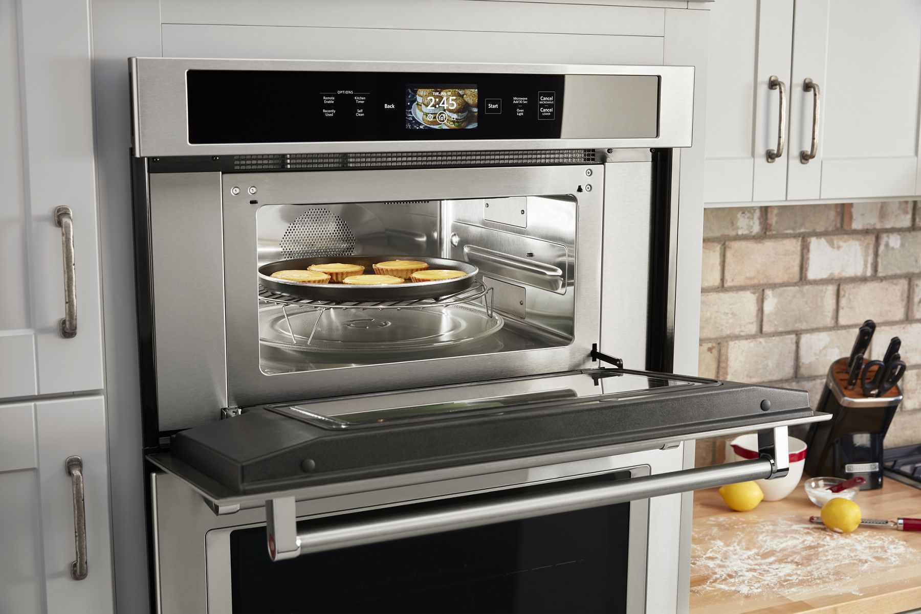 Kitchenaid KOCE900HSS Smart Oven+ 30" Combination Oven With Powered Attachments - Stainless Steel