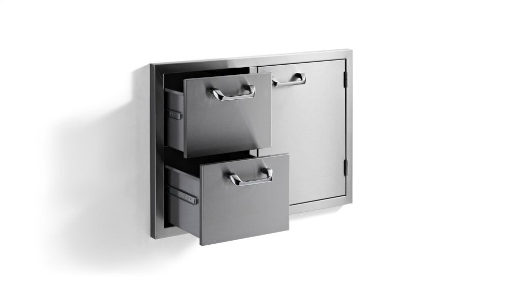 Lynx LSA530 30" Storage Door & Double Drawer Combo - Sedona By Lynx Series