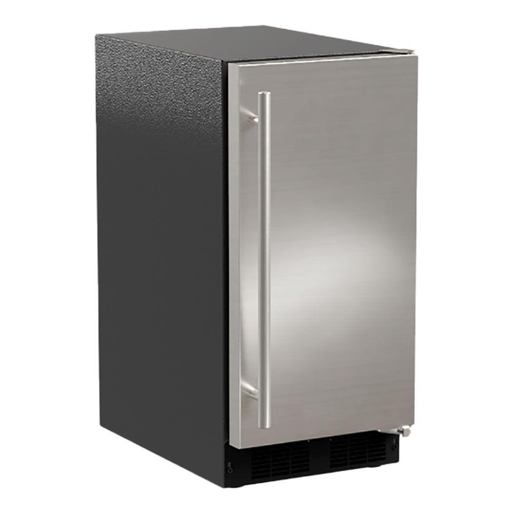 Marvel MACL215SS01B 15-In Low Profile Built-In Clear Ice Machine, Gravity Drain Application With Door Style - Stainless Steel