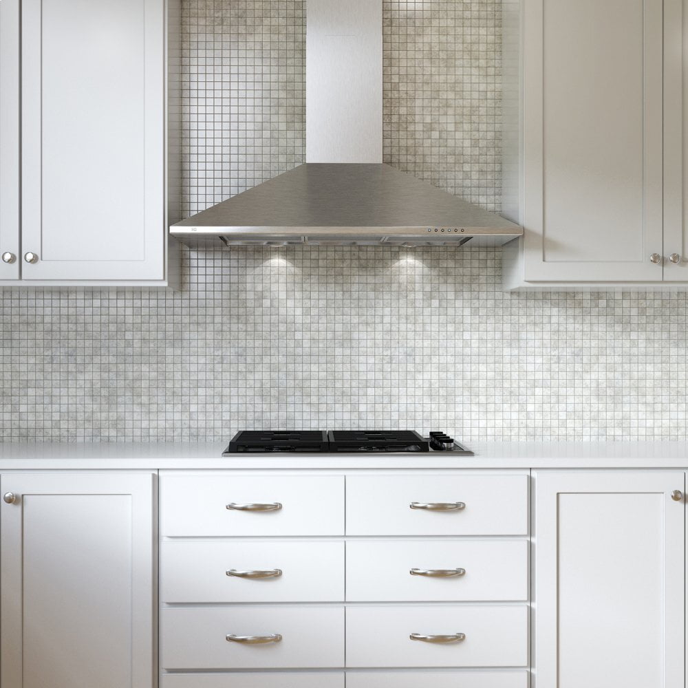 Xo Appliance XOB42S 600 Cfm 42" Italian Made Wall Mount Chimney Range Hood Stainless