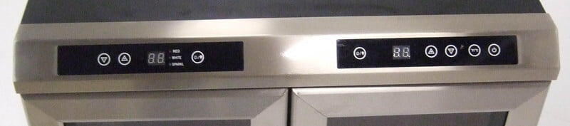 Avanti WCV38DZ Side-By-Side Dual Zone Wine Chiller