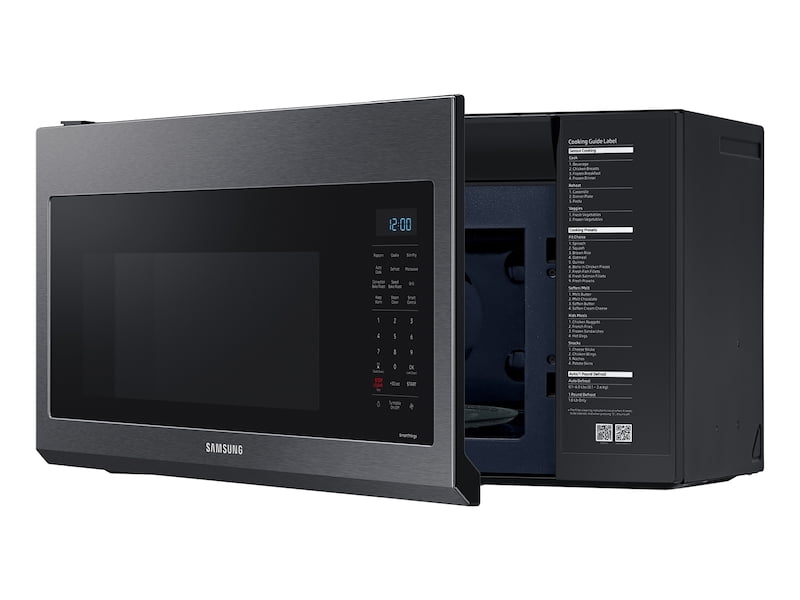 Samsung MC17T8000CG 1.7 Cu. Ft. Over-The-Range Microwave With Convection And Slim Fry™ In Black Stainless Steel