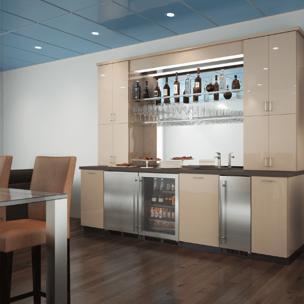 Marvel MACP215SS01A 15-In Low Profile Built-In Clear Ice Machine With Factory-Installed Pump With Door Style - Stainless Steel