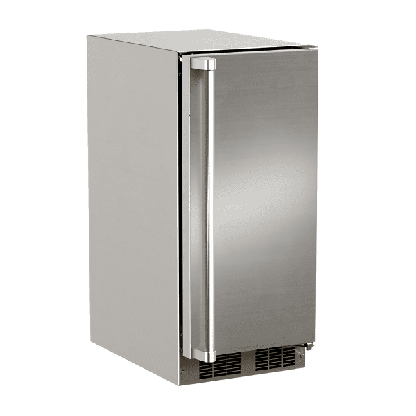 Marvel MOCL215SS01A 15-In Outdoor Built-In Clear Ice Machine For Gravity Drain Applications With Door Style - Stainless Steel