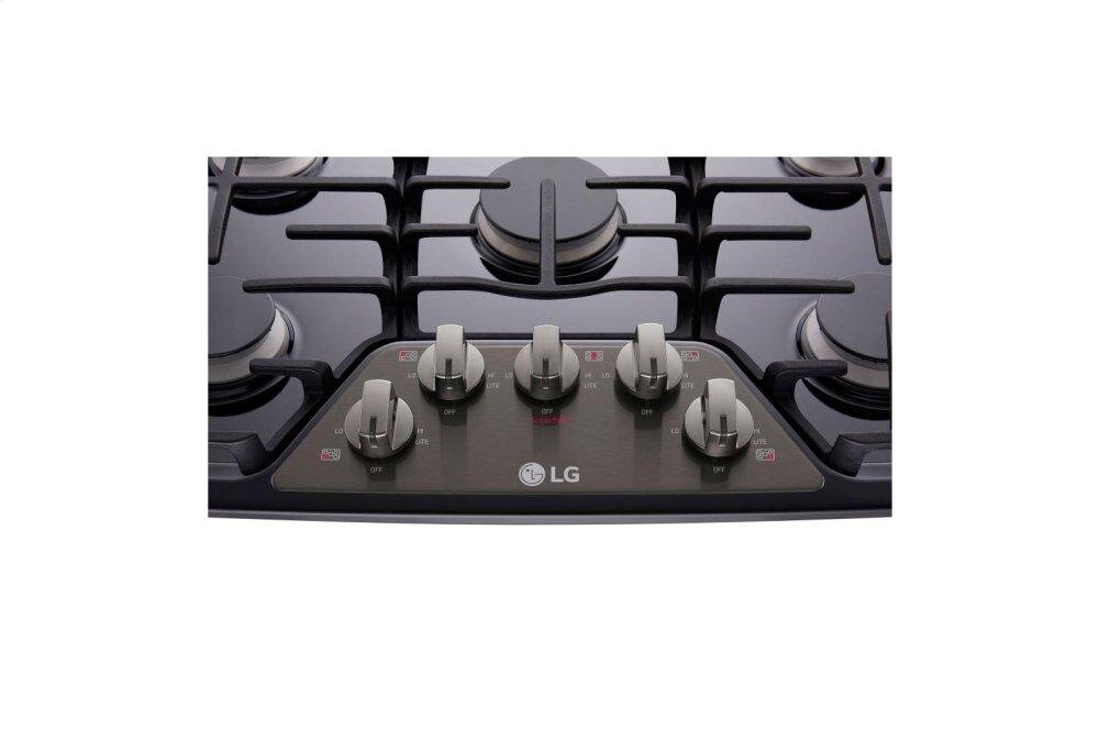 Lg LCG3011BD 30'' Gas Cooktop With Superboil™