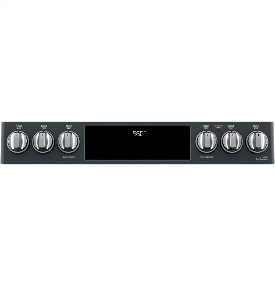 Cafe CHS950P3MD1 Café 30" Smart Slide-In, Front-Control, Induction And Convection Double-Oven Range