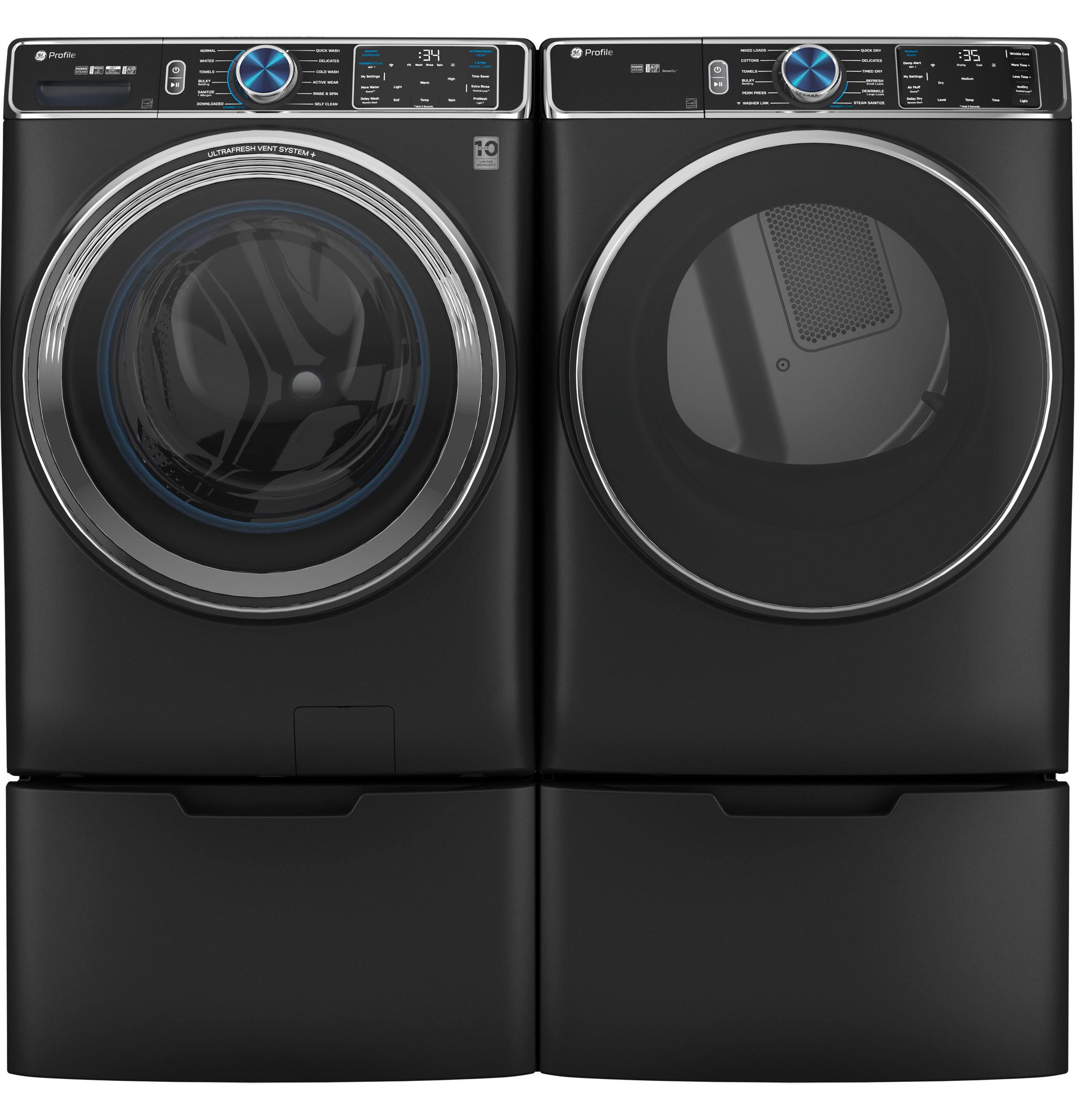 Ge Appliances PFW950SPTDS Ge Profile™ 5.3 Cu. Ft. Capacity Smart Front Load Energy Star® Steam Washer With Adaptive Smartdispense™ Ultrafresh Vent System Plus™ With Odorblock™