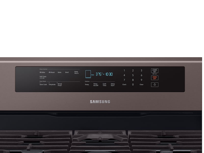 Samsung NX58R6631ST 5.8 Cu. Ft. Freestanding Gas Range With True Convection In Tuscan Stainless Steel