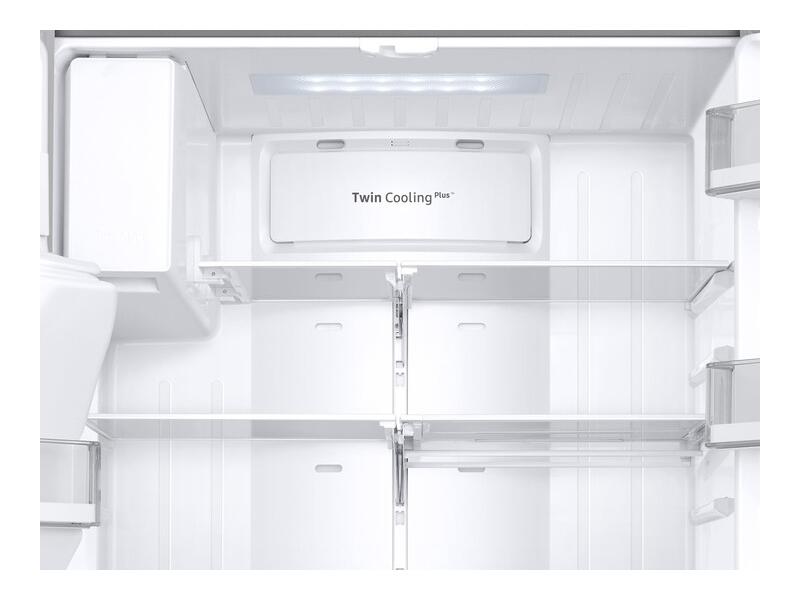 Samsung RF28R6241SR 28 Cu. Ft. 3-Door French Door, Full Depth Refrigerator With Dual Ice Maker In Stainless Steel