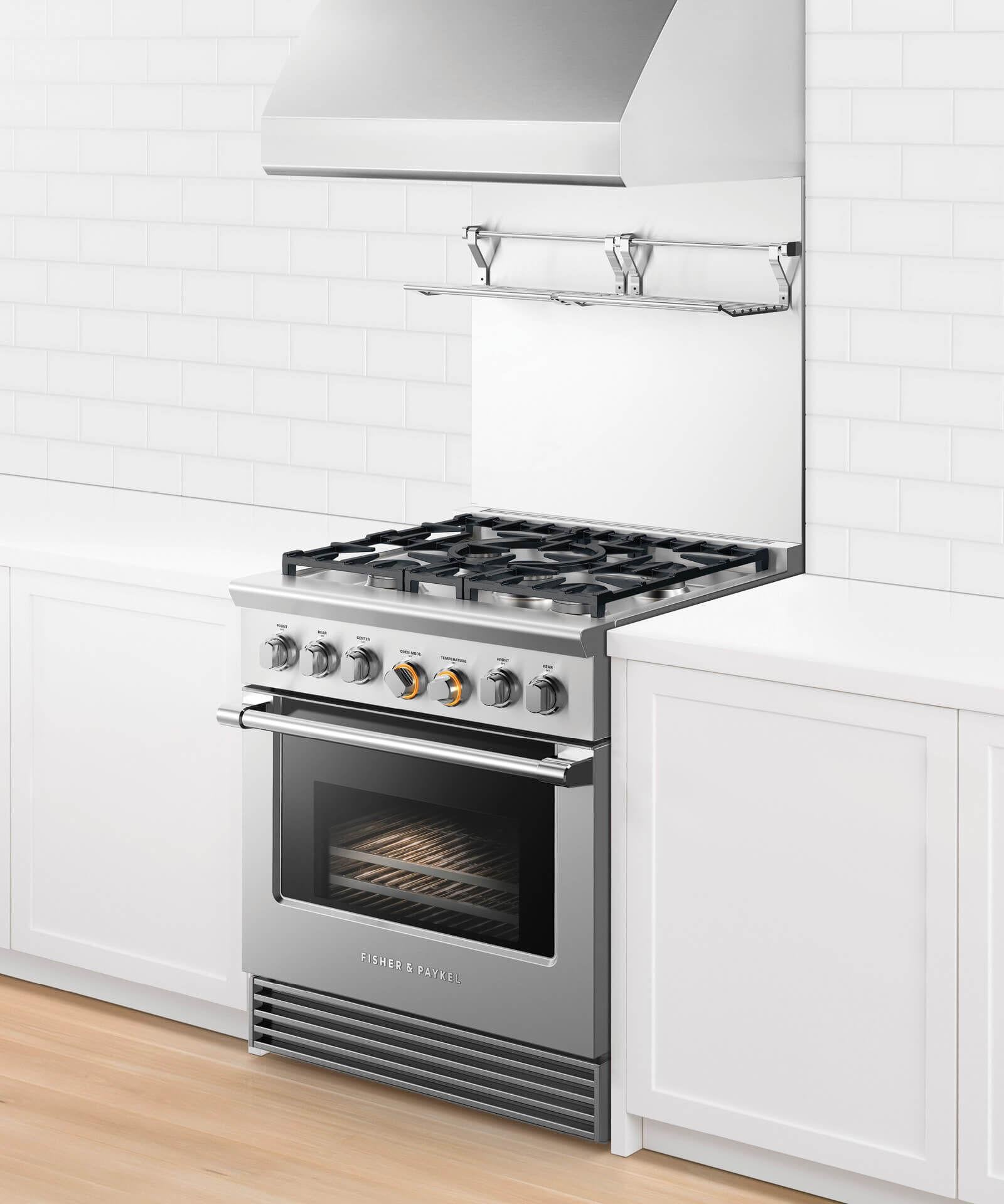 Fisher & Paykel RDV2305LN Dual Fuel Range, 30", 5 Burners