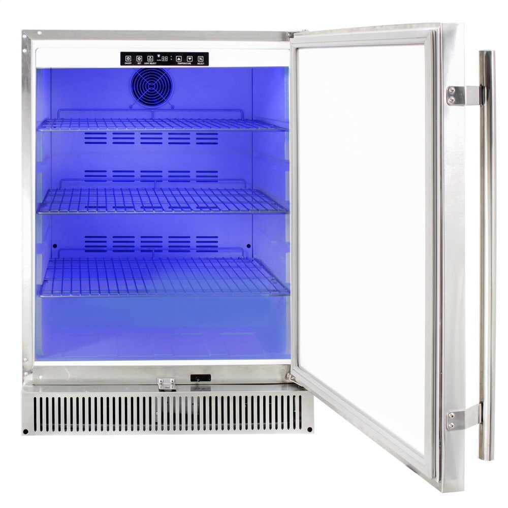 Blaze Grills BLZSSRF50DH Blaze Outdoor Rated Stainless 24" Refrigerator 5.2 Cu. Ft.