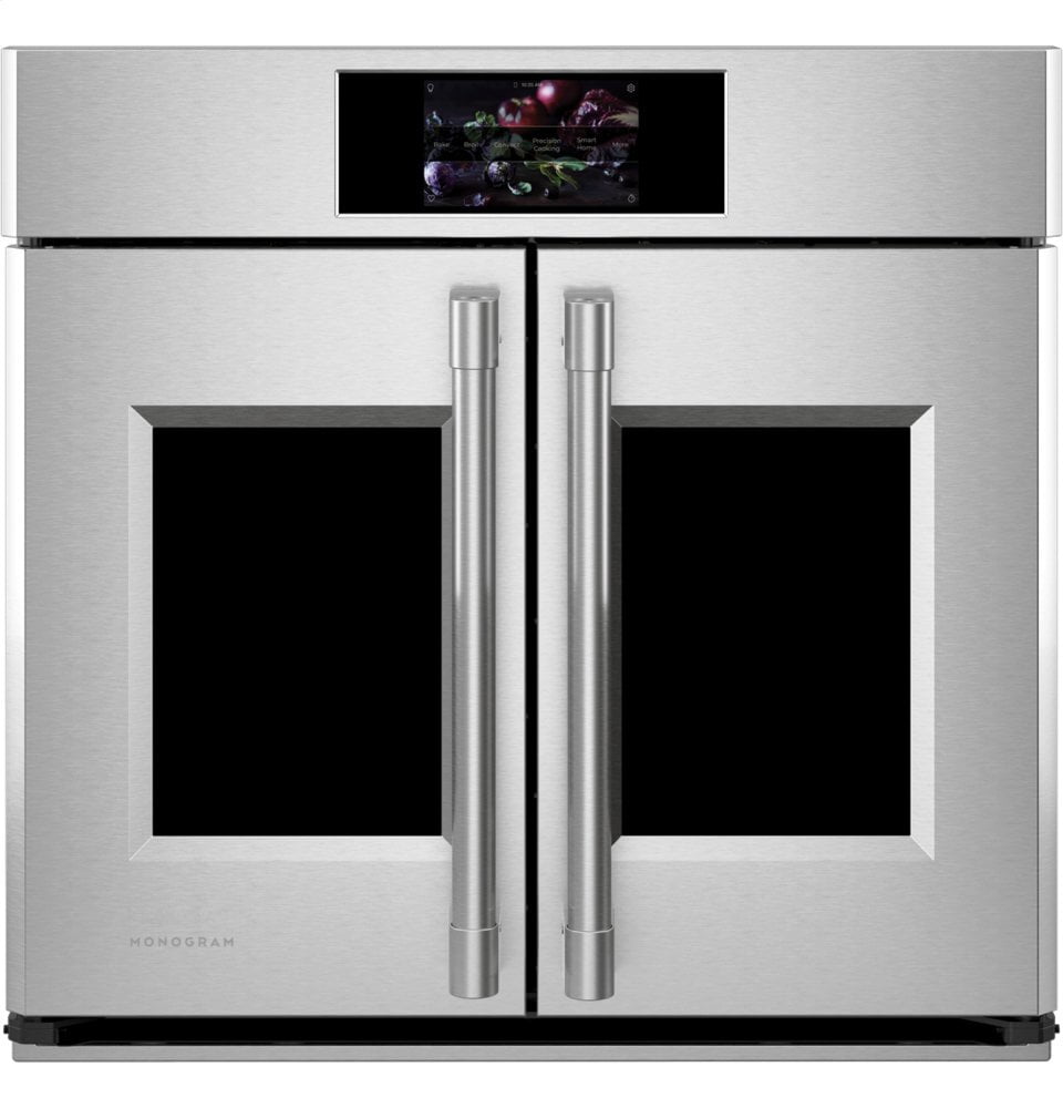 Monogram ZTSX1FPSNSS Monogram 30" Smart French-Door Electric Convection Single Wall Oven Statement Collection