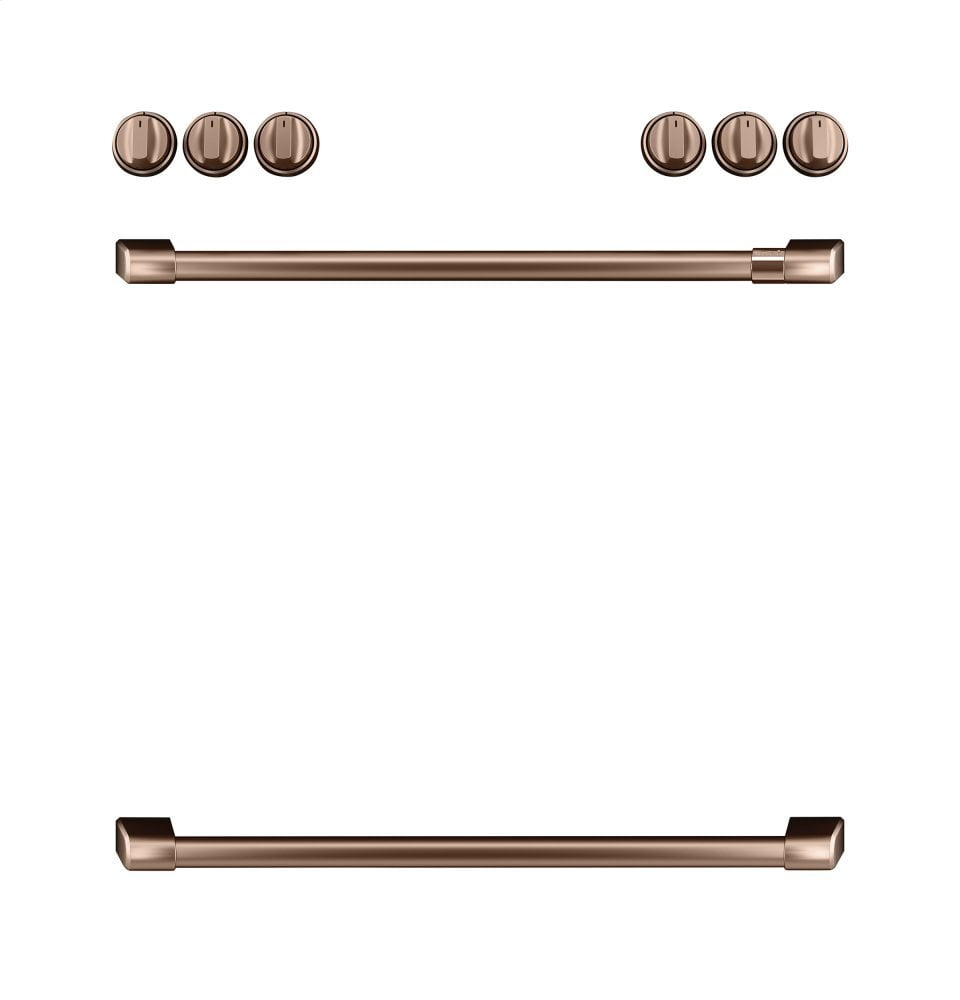 Cafe CXFCGHKPMCU Café Front Control Gas Knobs And Handles - Brushed Copper