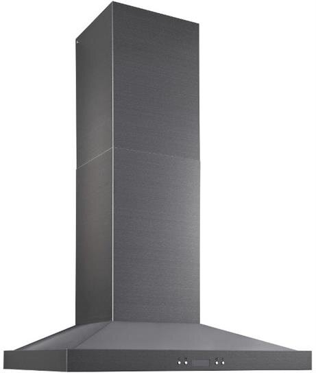 Best Range Hoods WC53I36BLS Notte - 35-7/8" Black Stainless Steel Chimney Range Hood, 550 Cfm