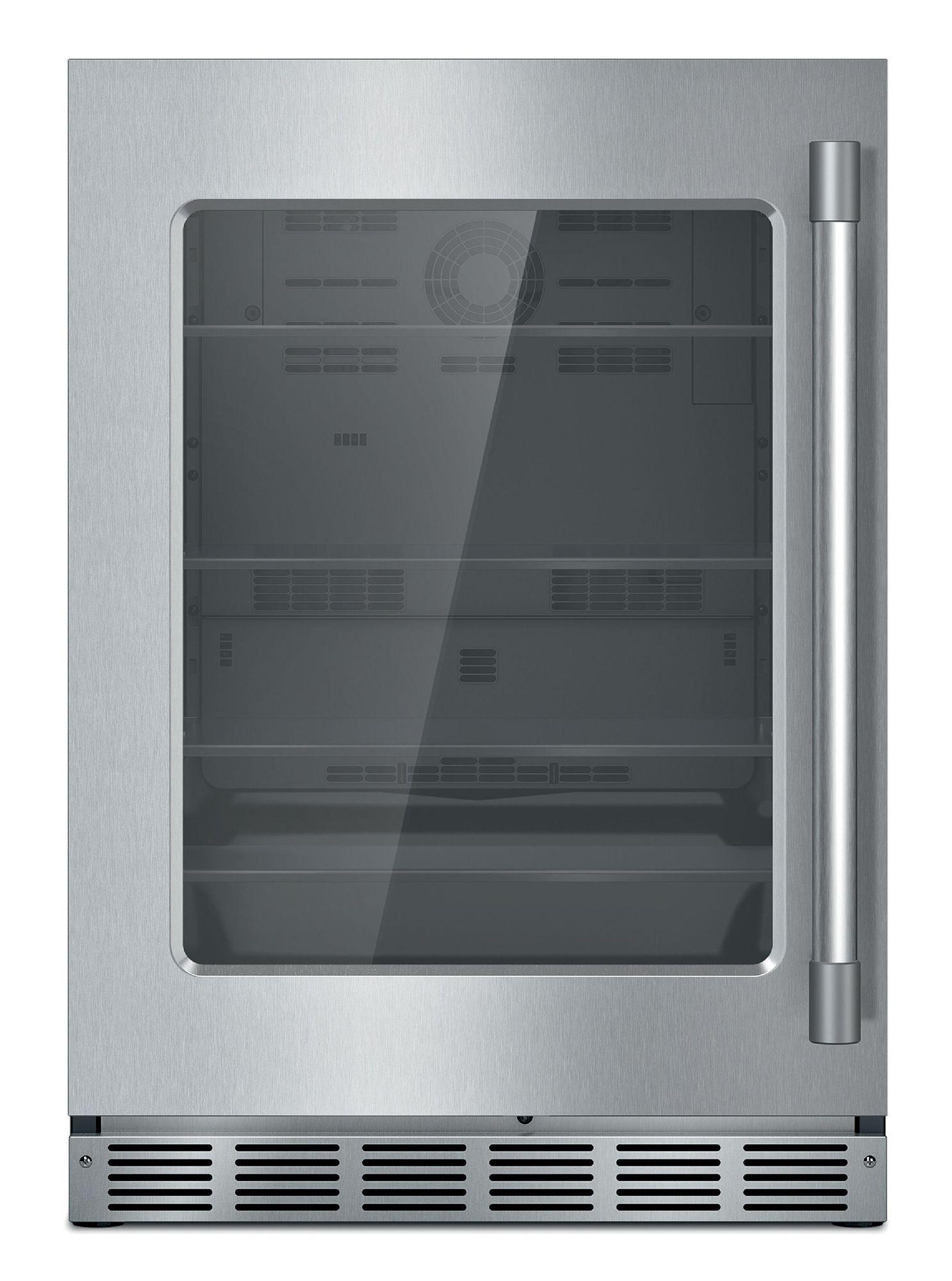 Thermador T24UR925LS Freedom® Glass Door Refrigeration 24'' Professional Soft Close Flat Hinge T24Ur925Ls