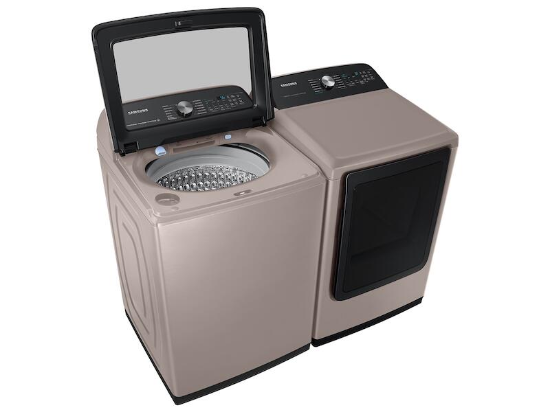 Samsung DVG52A5500C 7.4 Cu. Ft. Smart Gas Dryer With Steam Sanitize+ In Champagne