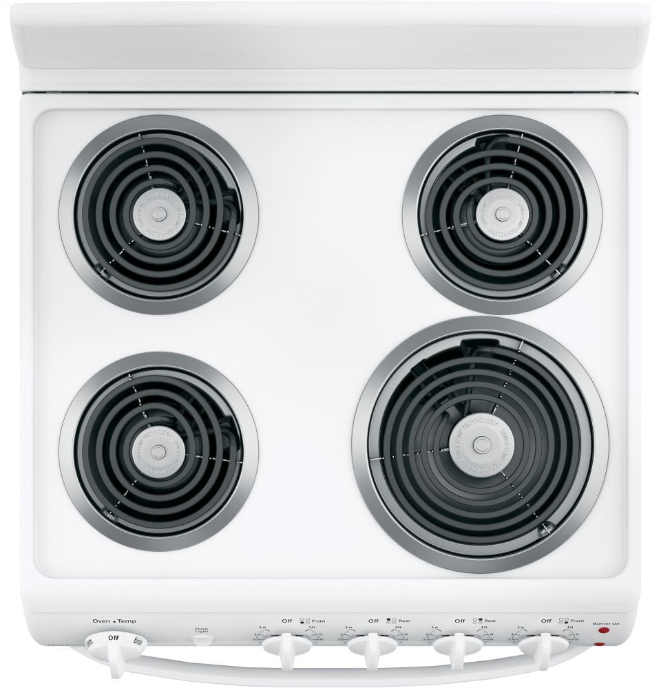 Hotpoint RAS240DMWW Hotpoint® 24" Electric Free-Standing Front-Control Range