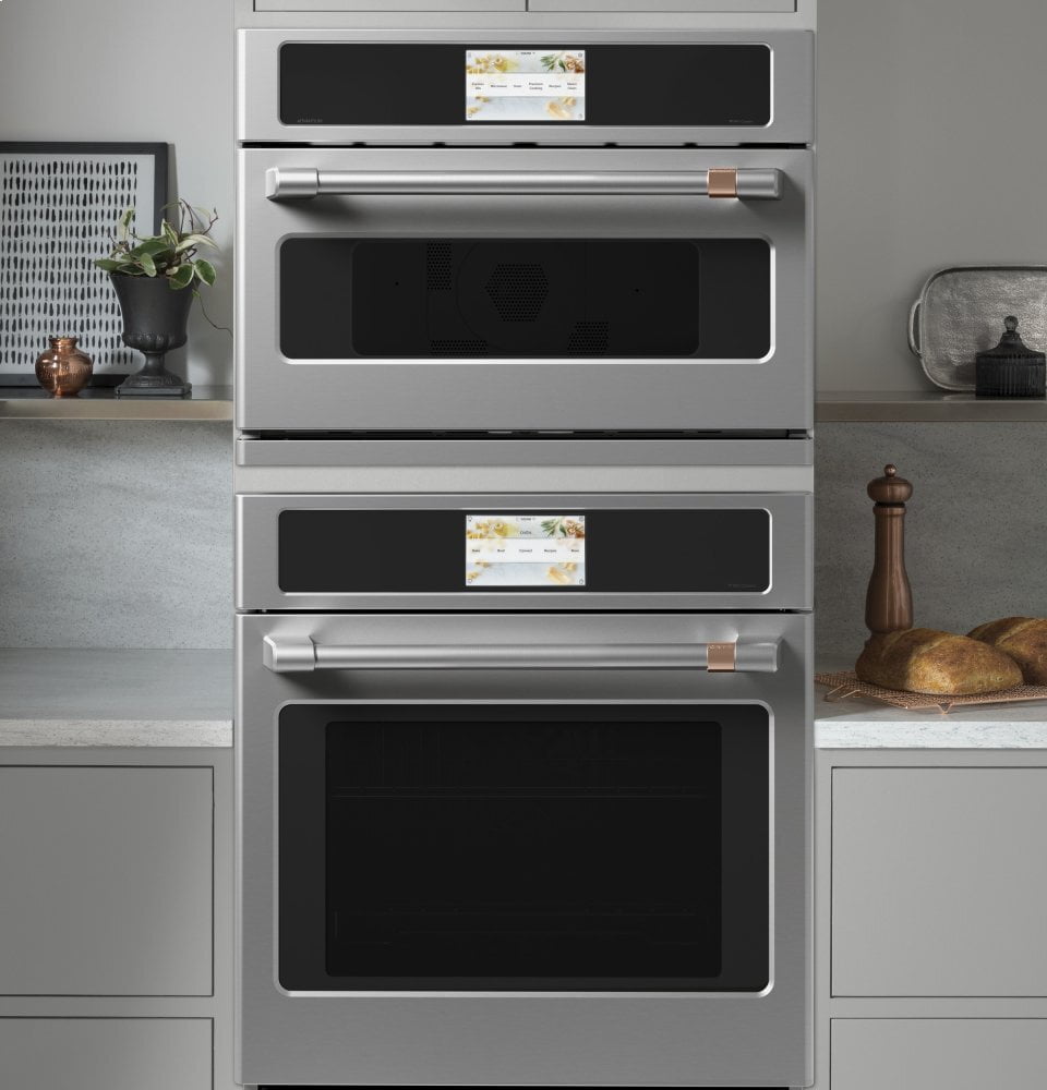 Cafe CSB913P2NS1 Café 30" Smart Five In One Oven With 120V Advantium® Technology