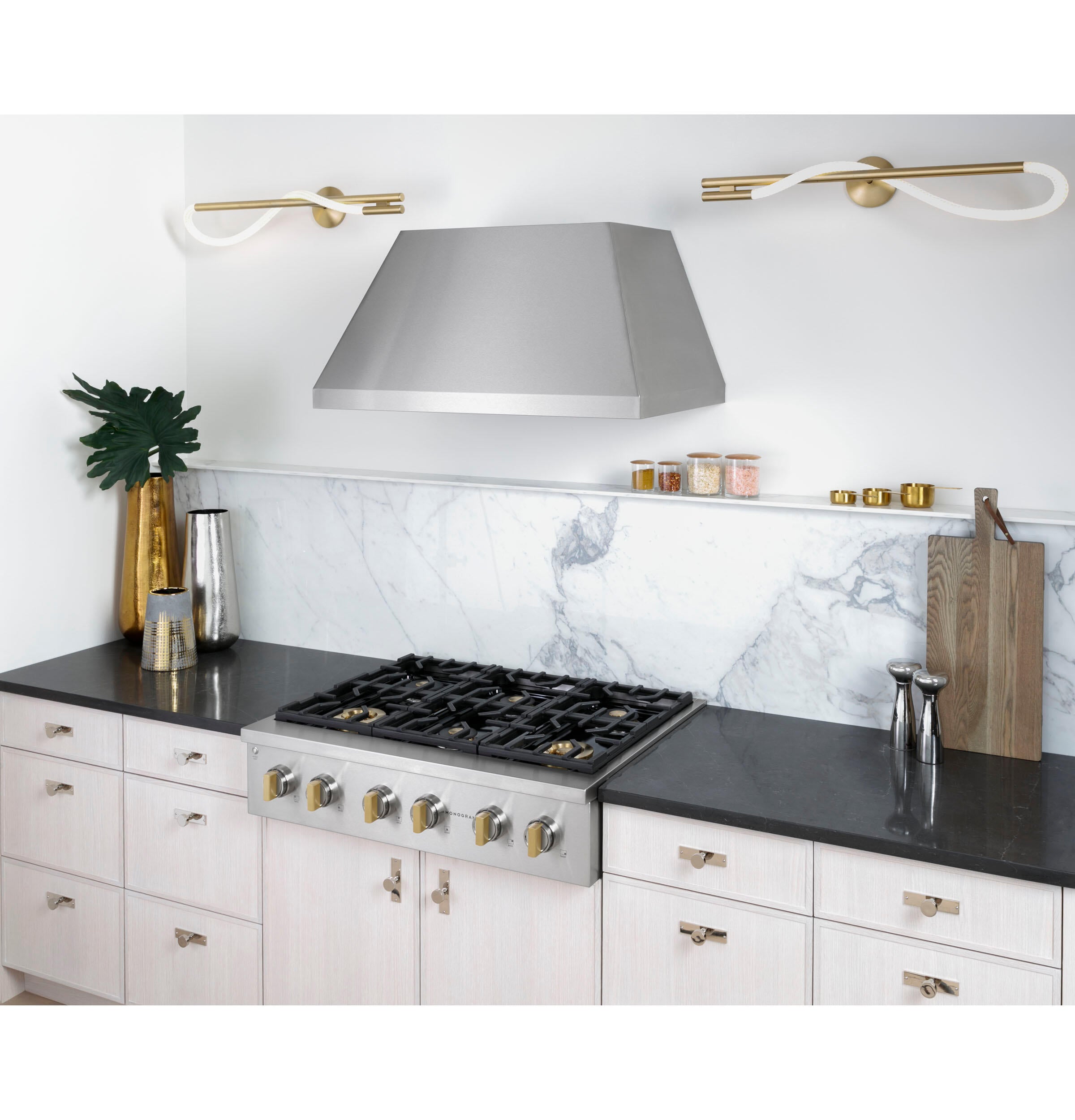 Monogram ZVW1360SPSS Monogram 36" Stainless Steel Professional Hood With Quietboost™ Blower