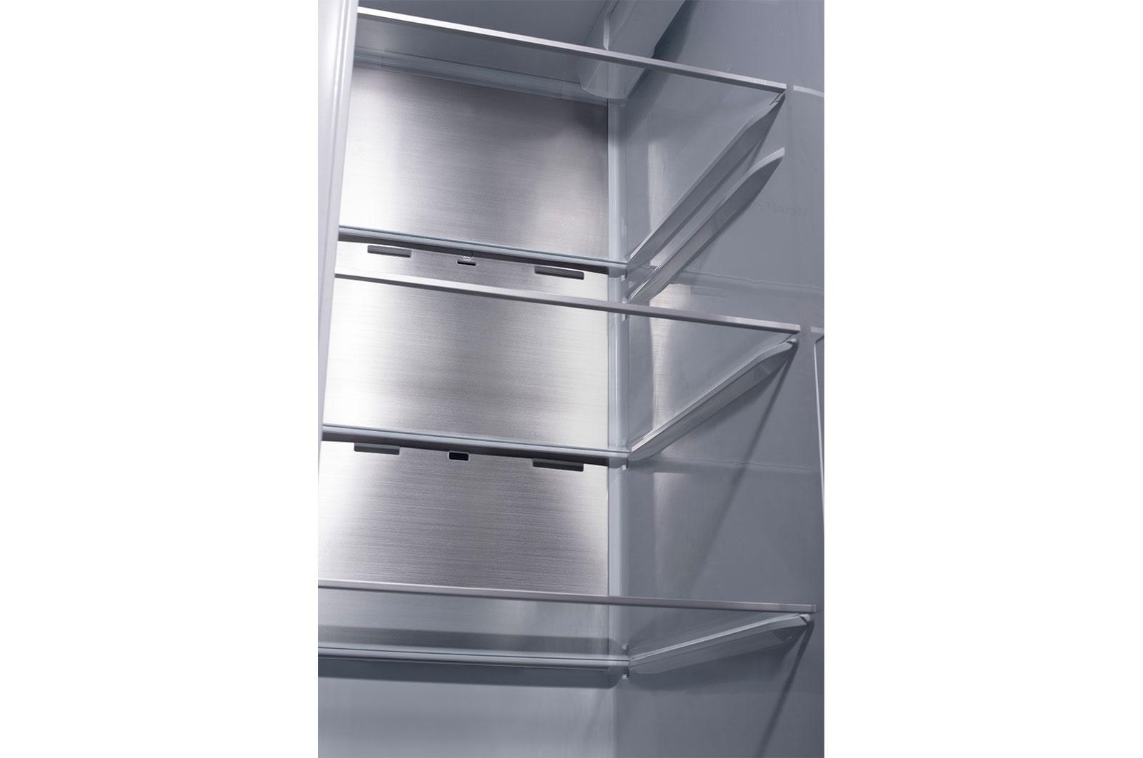 Lg LRSOC2306S 23 Cu. Ft. Smart Side-By-Side Counter-Depth Instaview® Refrigerator With Craft Ice™