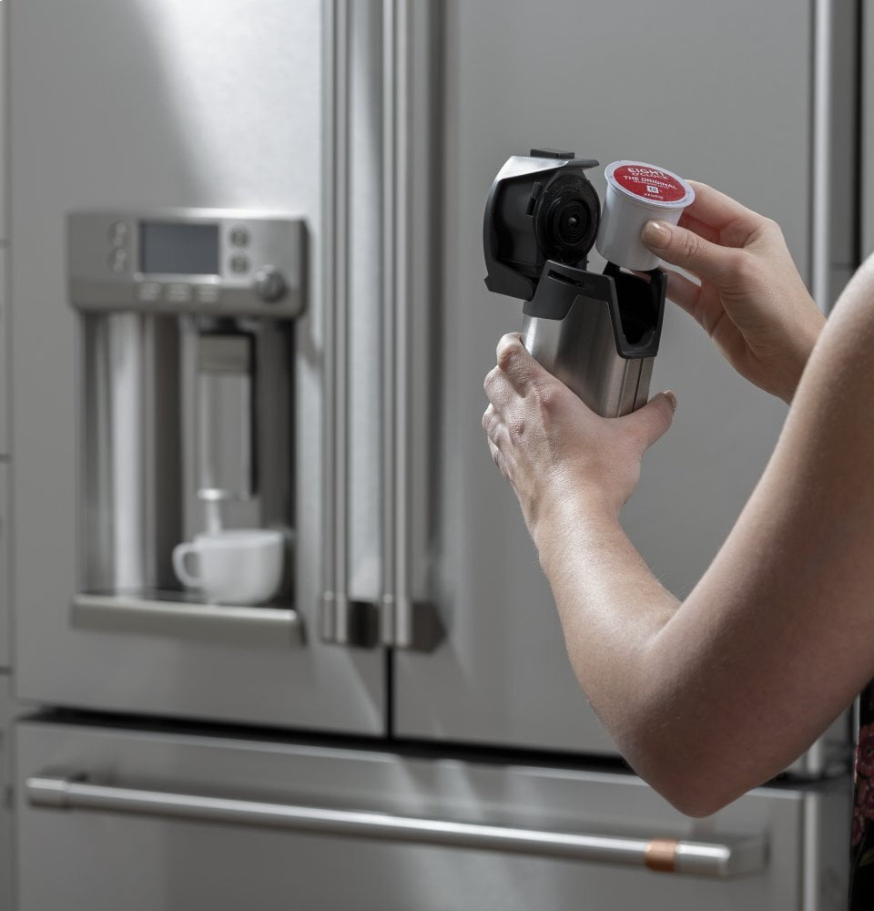 Cafe CFE28UP2MS1 Café Energy Star® 27.8 Cu. Ft. Smart French-Door Refrigerator With Keurig® K-Cup® Brewing System