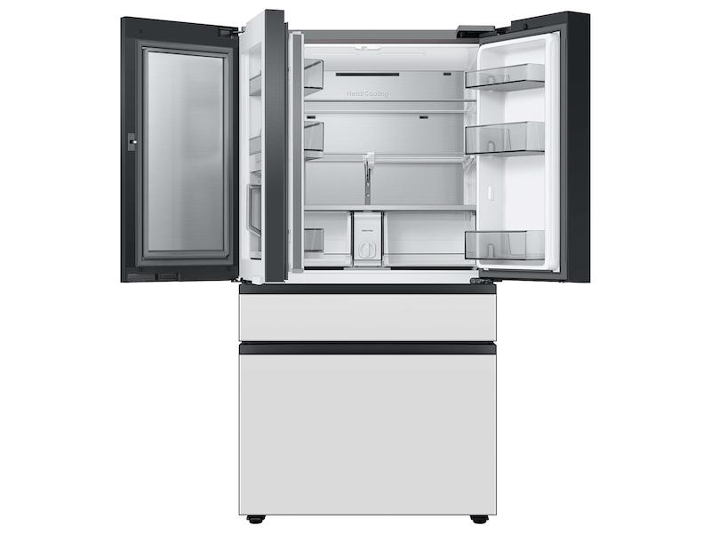 Samsung RF29BB860012 Bespoke 4-Door French Door Refrigerator (29 Cu. Ft.) With Beverage Center™ In White Glass