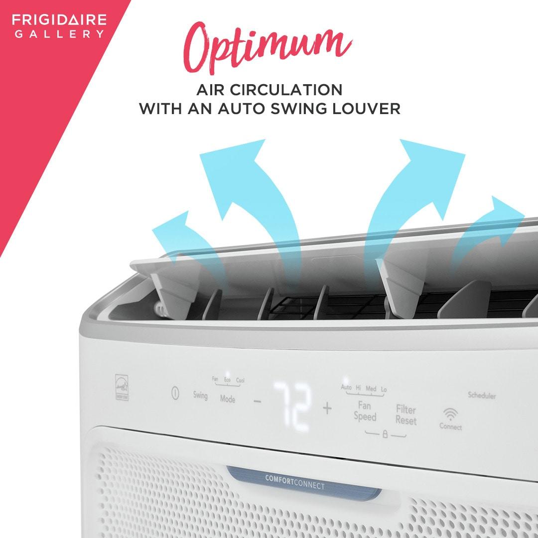 Frigidaire GHWQ103WC1 Frigidaire Gallery 10,000 Btu Inverter Quiet Temp Smart Room Air Conditioner