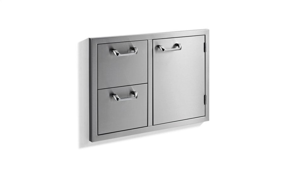Lynx LSA530 30" Storage Door & Double Drawer Combo - Sedona By Lynx Series