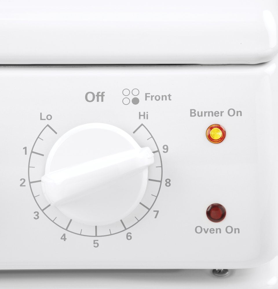 Hotpoint RAS240DMWW Hotpoint® 24" Electric Free-Standing Front-Control Range