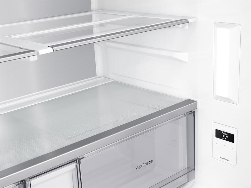Samsung RF23A9071SG 23 Cu. Ft. Smart Counter Depth 4-Door Flex™ Refrigerator With Autofill Water Pitcher And Dual Ice Maker In Black Stainless Steel