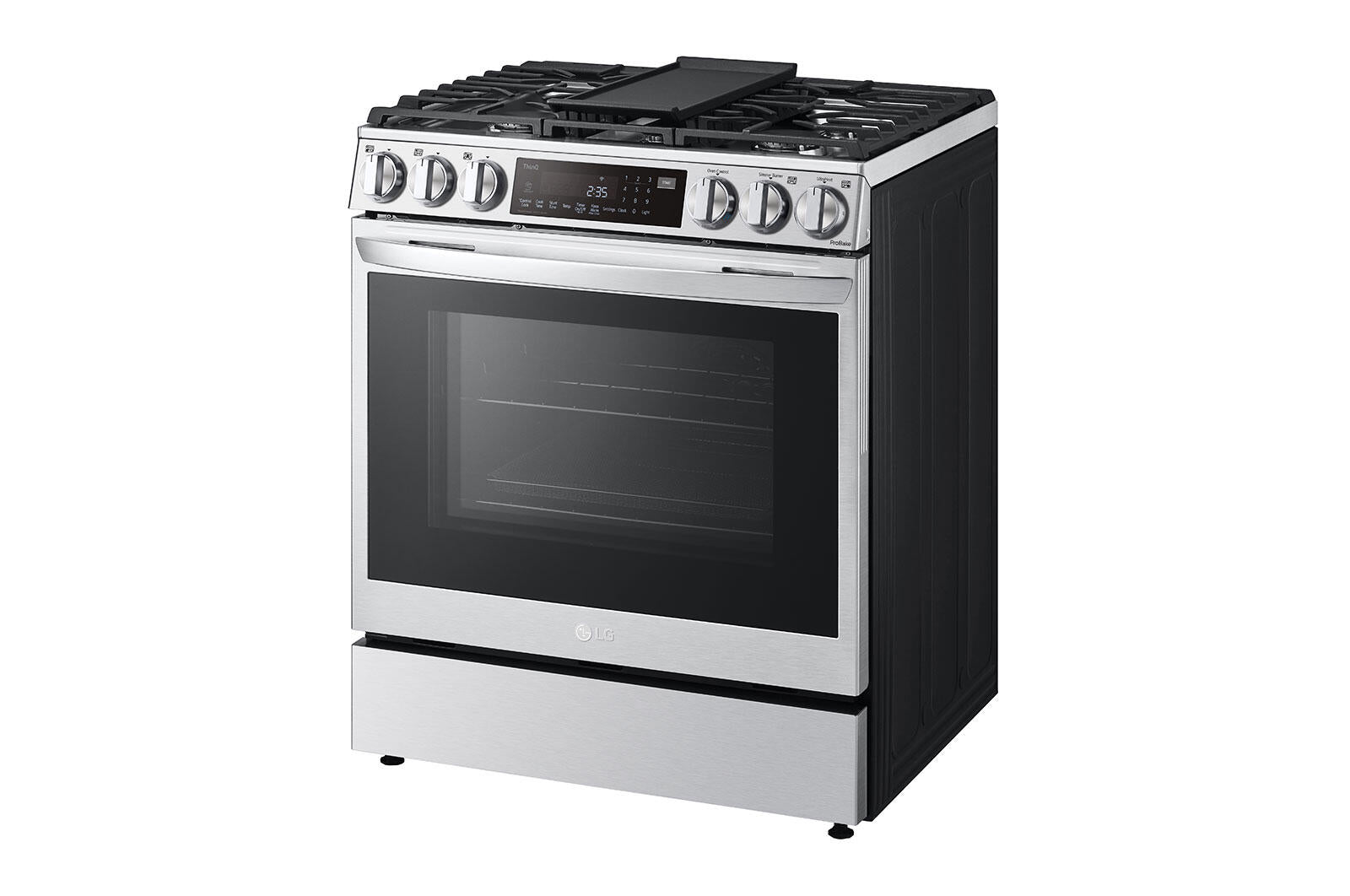 Lg LSGL6335F 6.3 Cu Ft. Smart Wi-Fi Enabled Probake Convection® Instaview® Gas Slide-In Range With Air Fry