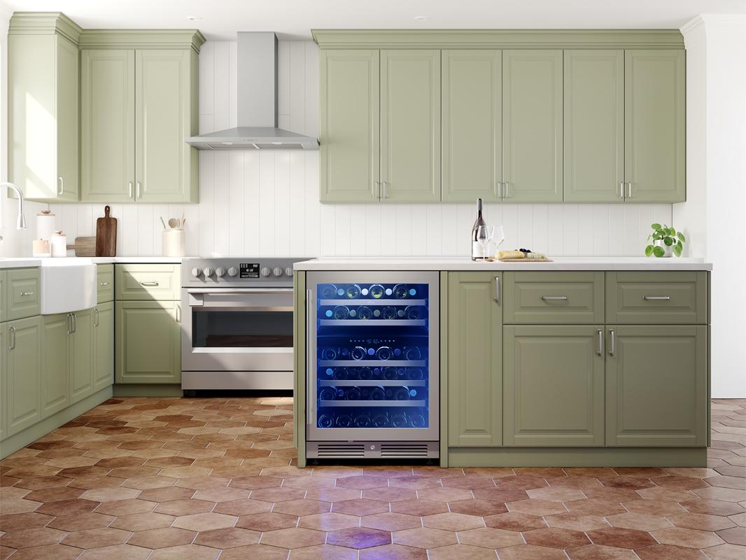 Zephyr PRW24C02CG 24" Dual Zone Wine Cooler