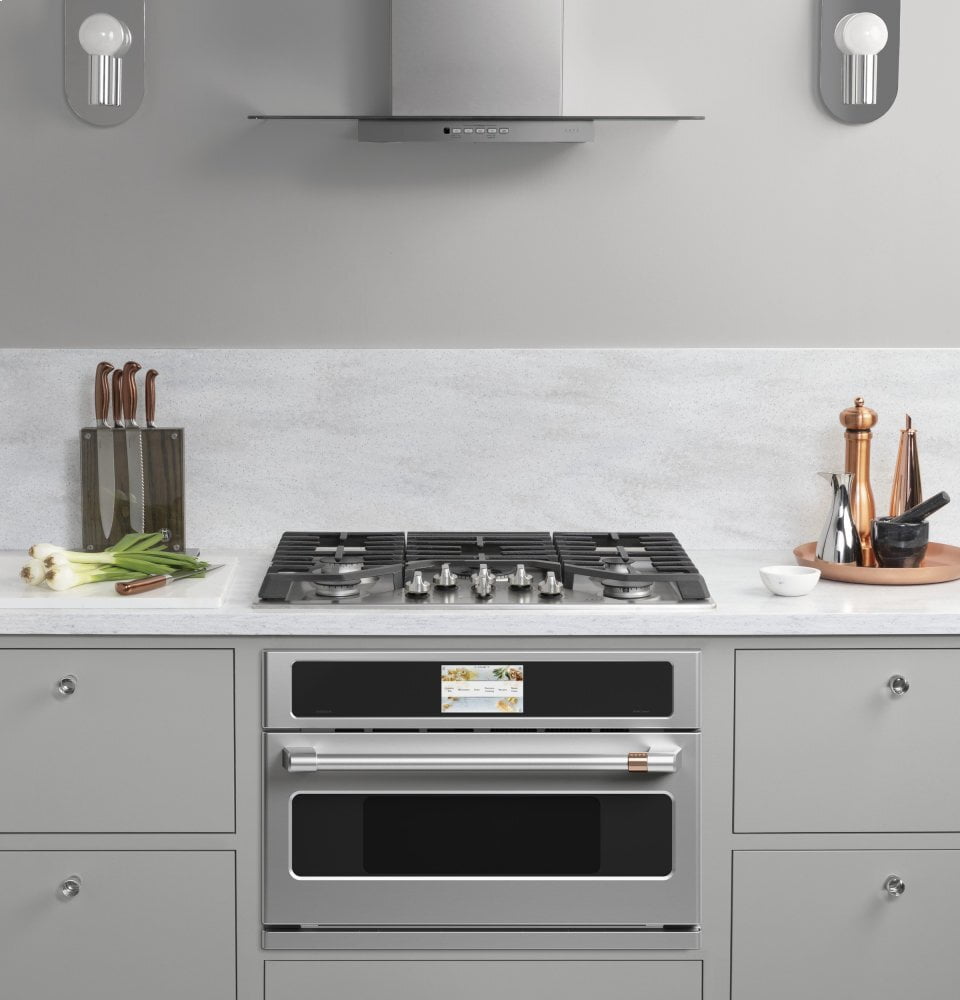 Cafe CSB913P2NS1 Café 30" Smart Five In One Oven With 120V Advantium® Technology