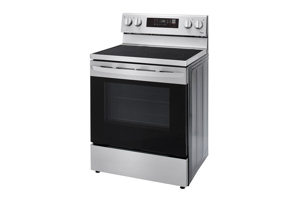 Lg LREL6323S 6.3 Cu Ft. Smart Wi-Fi Enabled Fan Convection Electric Range With Air Fry & Easyclean®