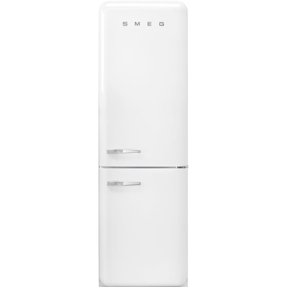 Smeg FAB32URWH3 '50S Style No Frost' Fridge-Freezer, White, Right Hand Hinge, 60 Cm (Approx 24