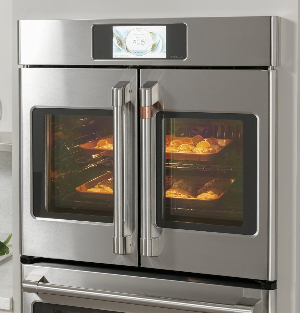 Cafe CTS90FP2NS1 Café Professional Series 30" Smart Built-In Convection French-Door Single Wall Oven