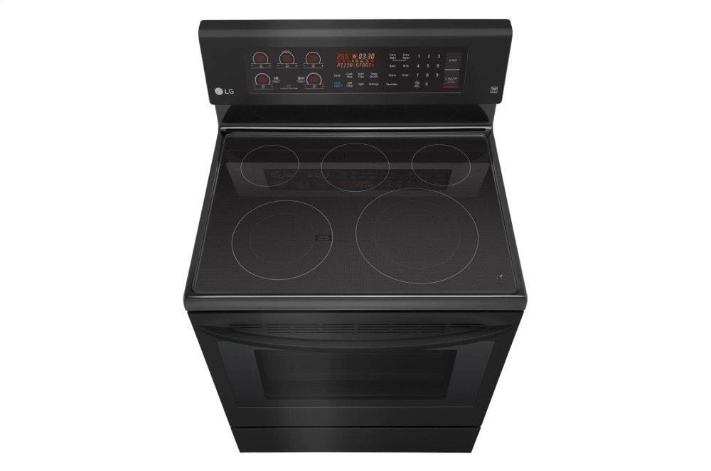 Lg LRE3194BM 6.3 Cu. Ft. Electric Single Oven Range With True Convection And Easyclean®