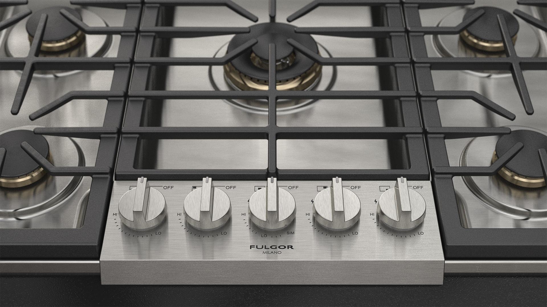 Fulgor Milano F6PGK305S2 30" Pro Gas Cooktop