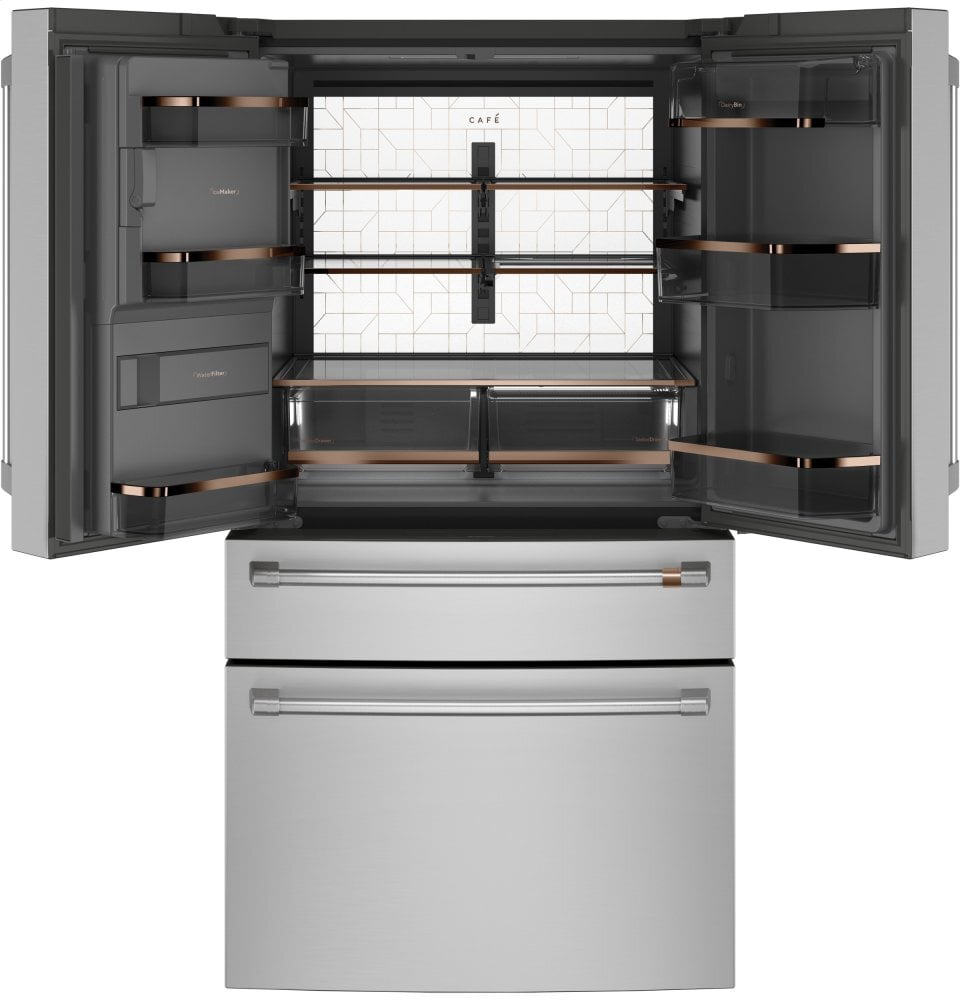 Cafe CVE28DP2NS1 Café Energy Star® 27.8 Cu. Ft. Smart 4-Door French-Door Refrigerator
