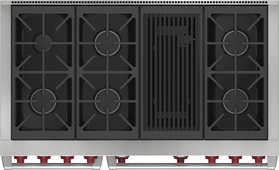 Wolf DF48650CSPLP 48" Dual Fuel Range - 6 Burners And Infrared Charbroiler